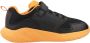 GEOX SPRINTYE JONGENS Sneakers ZWART ORANJE - Thumbnail 5