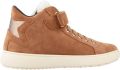 GEOX Hoge sneakers met klittenband voor kinderen J Theleven Girl kameel - Bruin