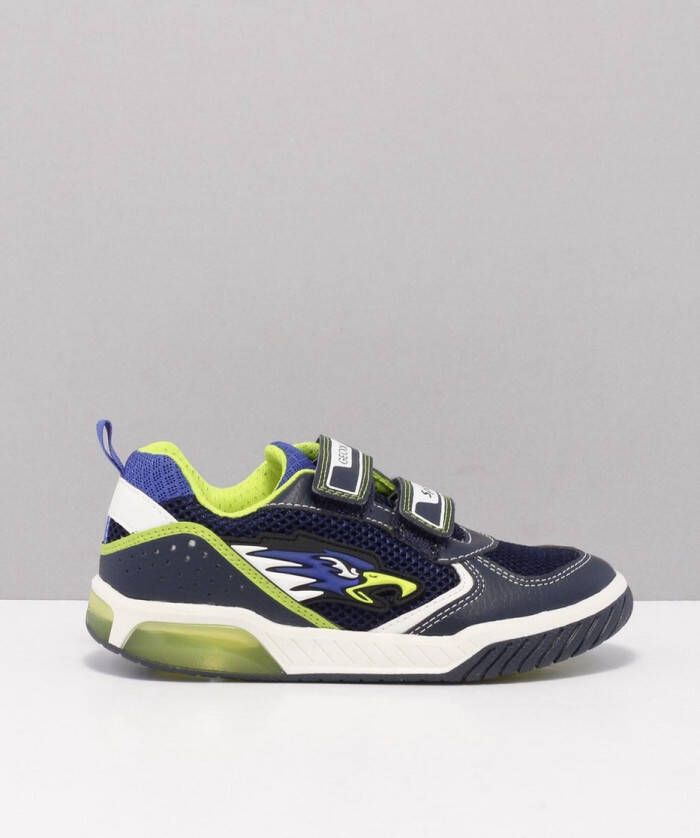 GEOX j159cb klittenbandschoenen jongens blauw c0749 navy lime