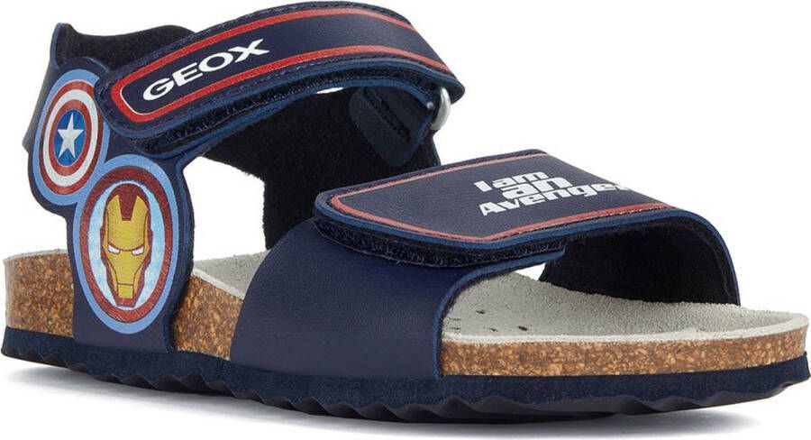 Geox Sandalen met klittenbandsluitingen model 'GHITA'