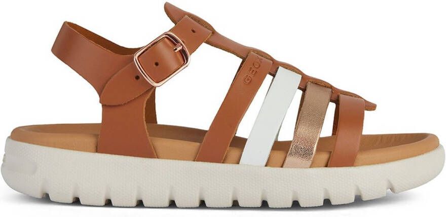 GEOX J35gsb043cf Soleima Sandalen Bruin Meisjes