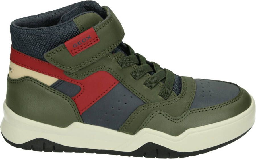 GEOX PERTH JONGENS Sneakers MILITAIR GROEN MARINEBLAUW
