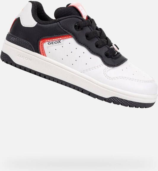 GEOX J55LQC Lage schoenenJongensKindersneakers Wit beige