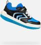 GEOX BUZZERLIGHT JONGENS Sneakers ZWART LICHTBLAUW - Thumbnail 2