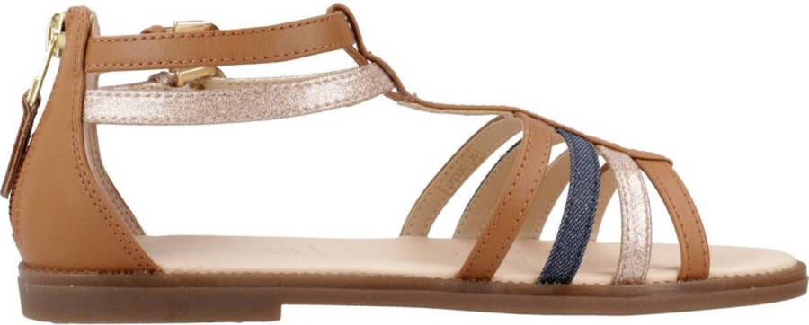 GEOX SANDAAL KARLY MEISJES Sandalen COGNA DUIFBLAUW