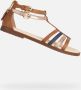GEOX SANDAAL KARLY MEISJES Sandalen COGNA DUIFBLAUW - Thumbnail 1
