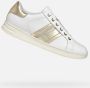 GEOX JAYSEN DAMES Sneakers WIT LICHTGOUD - Thumbnail 1