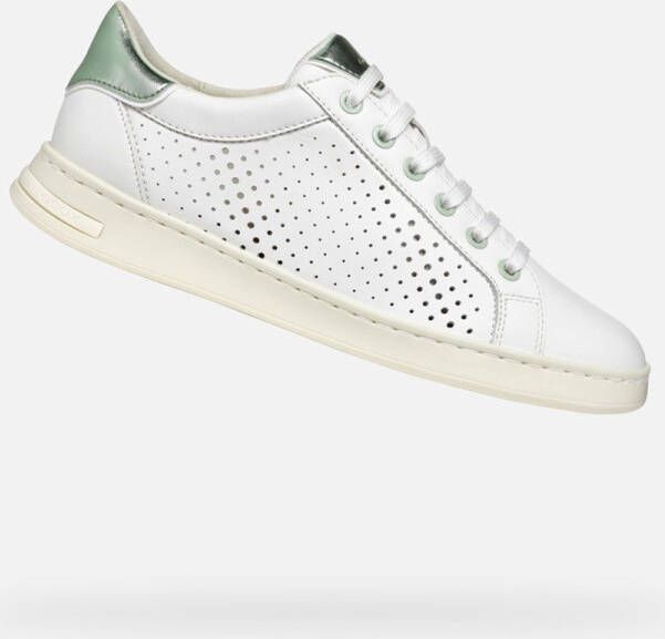 GEOX JAYSEN DAMES Sneakers WIT MINT