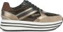 GEOX Kency Sneakers Dames Bronze Dark Beige - Thumbnail 1