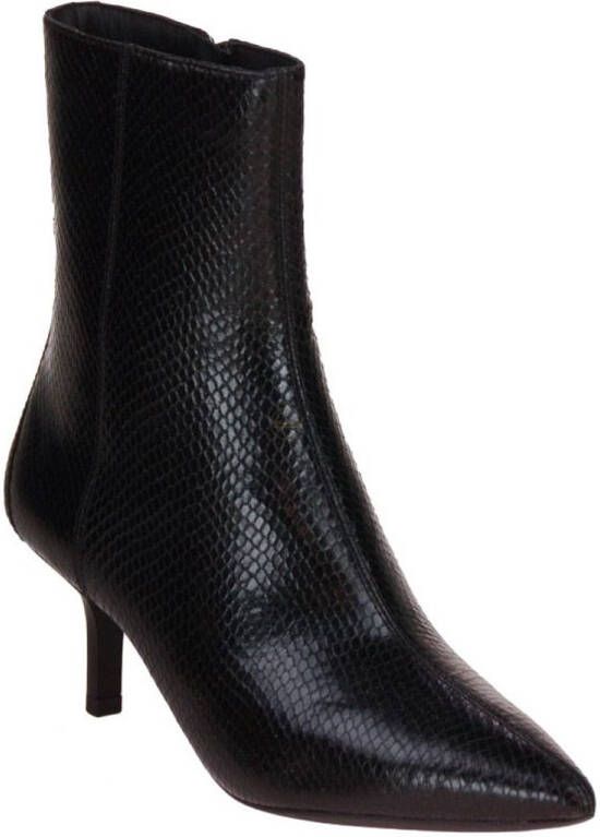 GEOX Kleopy Korte Laars Metallic Zwart