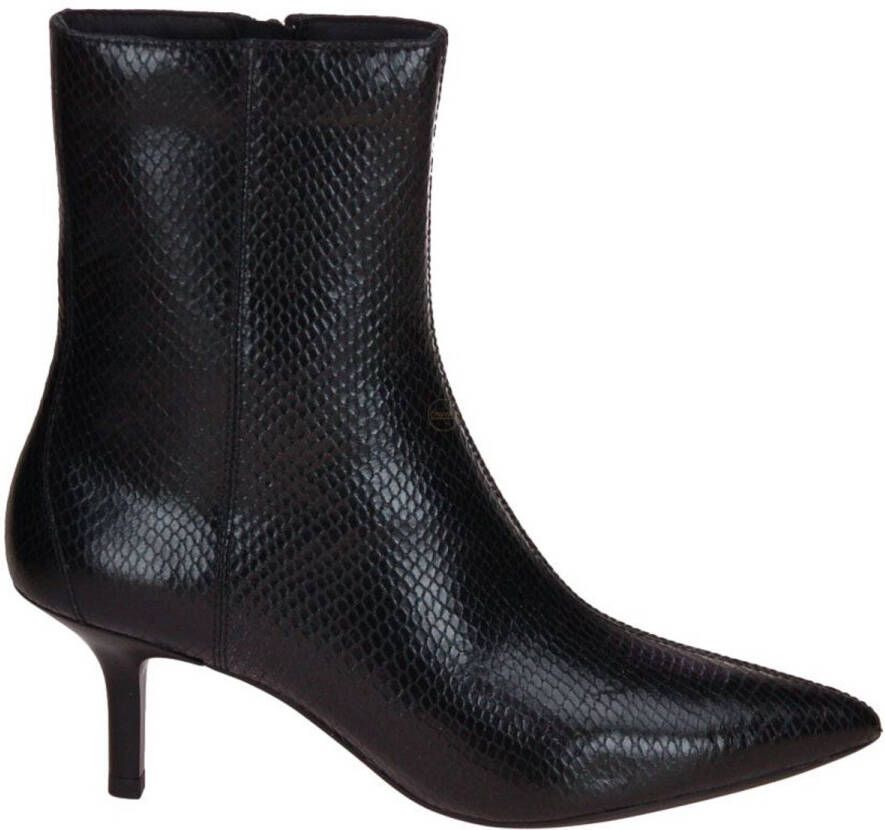GEOX Kleopy Korte Laars Metallic Zwart