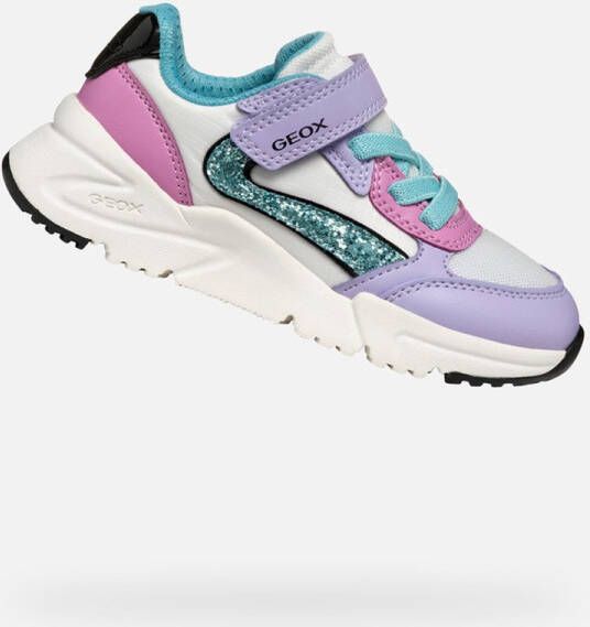 GEOX LOFTUS MEISJES Sneakers LILA TURKOOIS