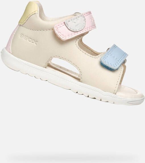 GEOX SANDAAL MACCHIA DREUMES Sandalen LICHT IVOOR LICHTGEEL