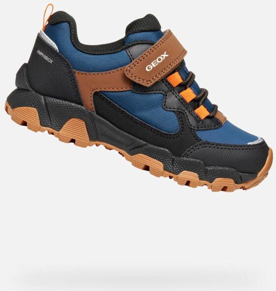 GEOX MAGNETAR ABX TIENERS Sneakers MARINEBLAUW BRUIN