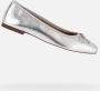 GEOX MARSILEA DAMES Ballerina's ZILVERKLEUR - Thumbnail 1
