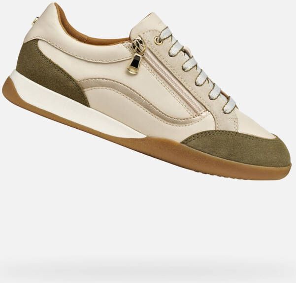 GEOX MARYEMY DAMES Sneakers BEIGE GROEN