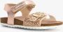 GEOX meisjes bio sandalen met glitters Goud - Thumbnail 1