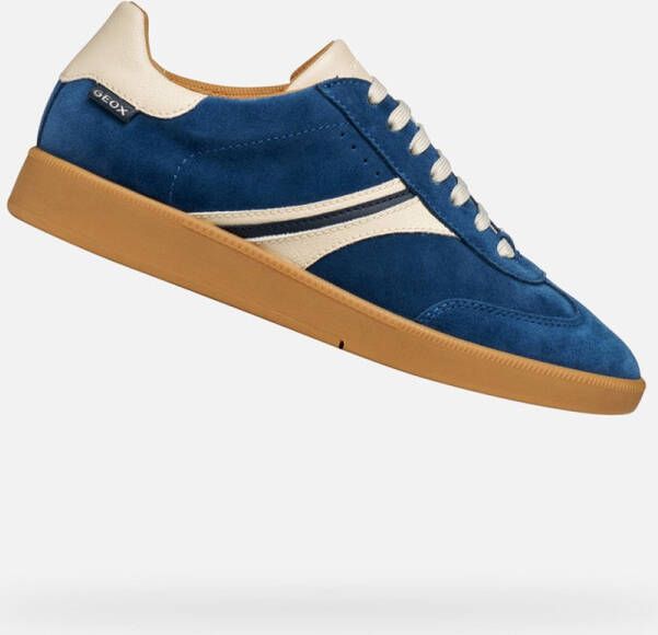 Geox Sportieve Lage Damesschoenen Blauw Patroon