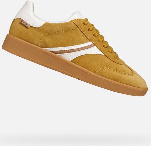 GEOX MELEDA DAMES Sneakers GEEL WIT