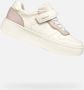 GEOX MIKIROSHI MEISJES Sneakers LICHT IVOOR LICHTROZE - Thumbnail 1