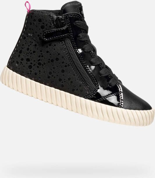 GEOX MIRROLESS MEISJES Sneakers ZWART