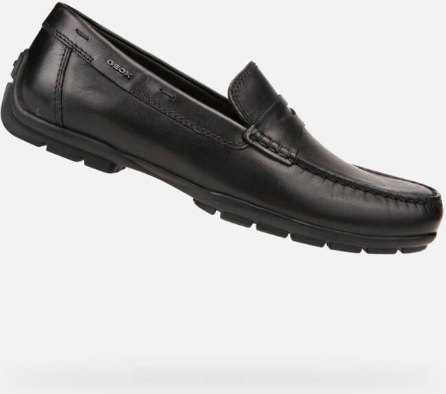 Geox Klassieke Mocassin Schoenen in Brandy Kleur Black Dames