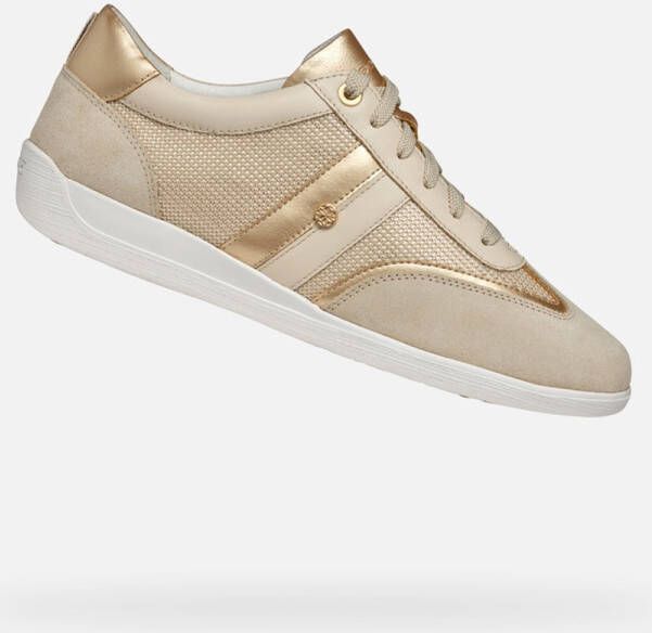 GEOX MYRIA DAMES Sneakers LICHTGOUD LICHTBEIGE