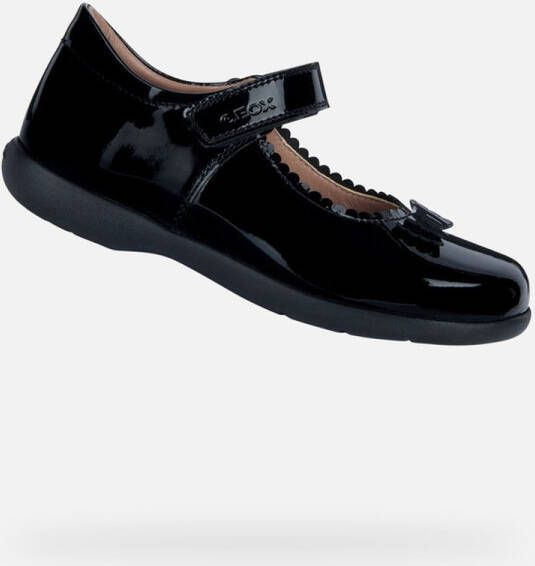 GEOX NAIMARA MEISJES Veterschoenen ZWART