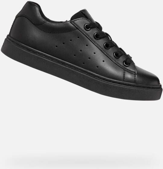 GEOX NASHIK TIENERS Veterschoenen ZWART