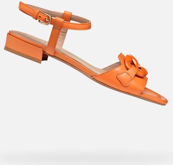 GEOX NEW ERAKLIA 15 DAMES Sandalen ORANJE