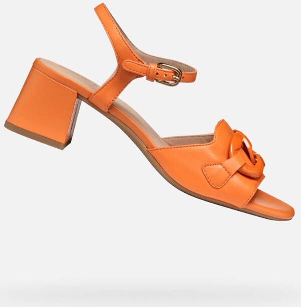 GEOX NEW ERAKLIA 50 T DAMES Sandalen ORANJE