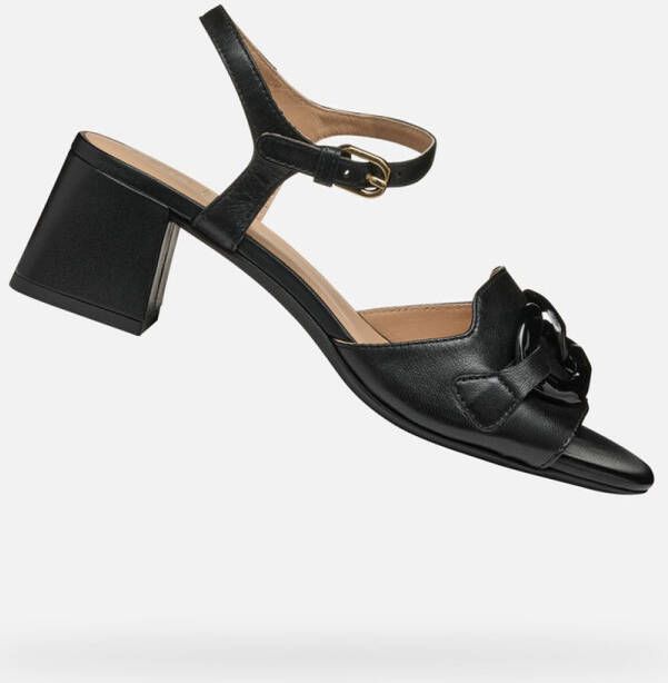 GEOX NEW ERAKLIA 50 T DAMES Sandalen ZWART