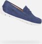 GEOX NEW FAST JONGENS Loafers MARINEBLAUW WIT - Thumbnail 1