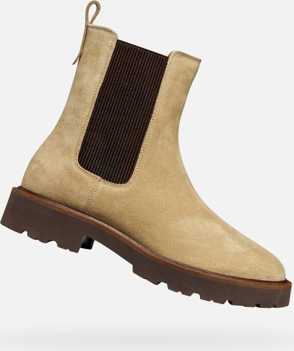 GEOX NORIZE DAMES DONKERBEIGE