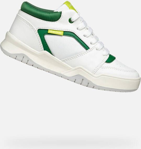 GEOX PERTH Sneakers WIT GROEN