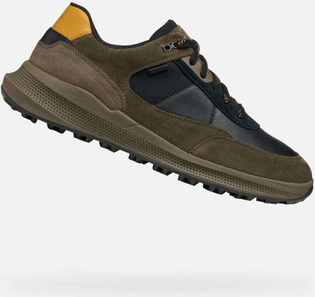 GEOX PG1X ABX HEREN Sneakers MILITAIR GROEN ZWART