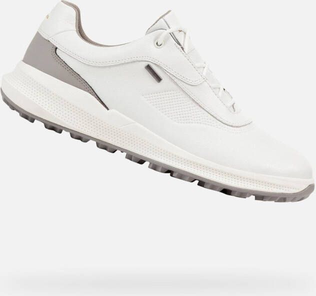 GEOX PG1X ABX HEREN Sneakers WIT LICHTGRIJS