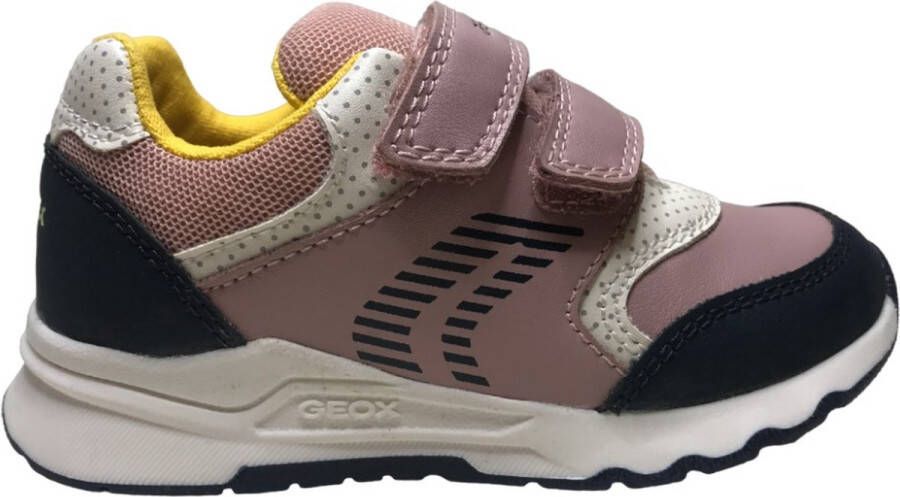 GEOX Pyrip velcro's sportieve sneakers roze navy