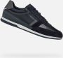 Geox Blauwe Casual Textiel Sneakers met 3cm Rubberen Zool Blue Heren - Thumbnail 9