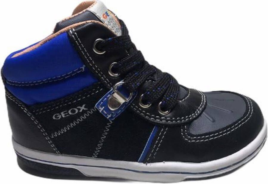 Geox Respira Geox veter rits boots Flick zwart blauw