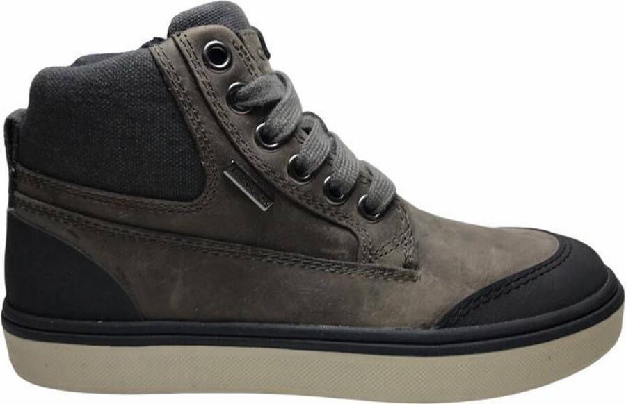 GEOX rits veter bumper lederen hoge schoenen Matias Dk bruin