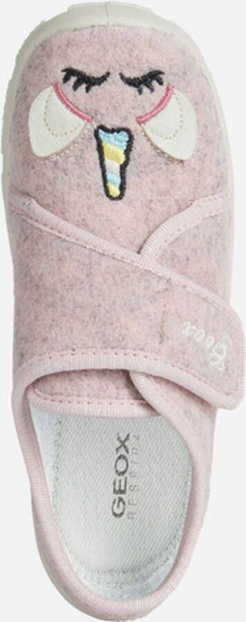 GEOX Roze Slippers Huisschoenen Kinderen Meisjes Style: J26FPB