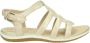 GEOX D72R6A Platte sandalenDames Sandalen Wit beige - Thumbnail 1