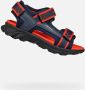 GEOX SANDAAL AIRADYUM TIENERS Sandalen MARINEBLAUW ROOD - Thumbnail 1