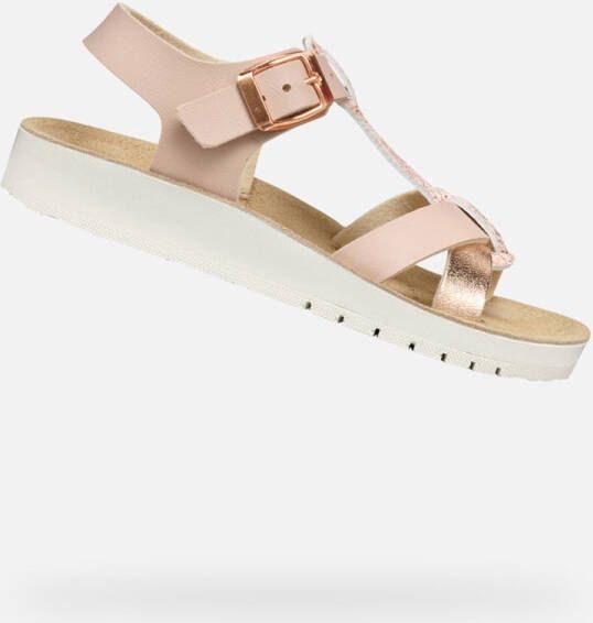 GEOX SANDAAL COSTAREI MEISJES Sandalen LICHTROZE ROZEGOUD