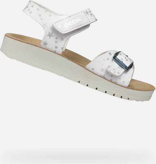 GEOX SANDAAL COSTAREI MEISJES Sandalen WIT