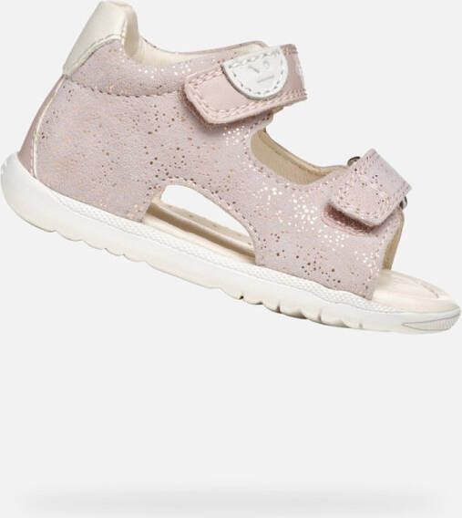 GEOX SANDAAL MACCHIA DREUMES Sandalen ROZE MELKWIT