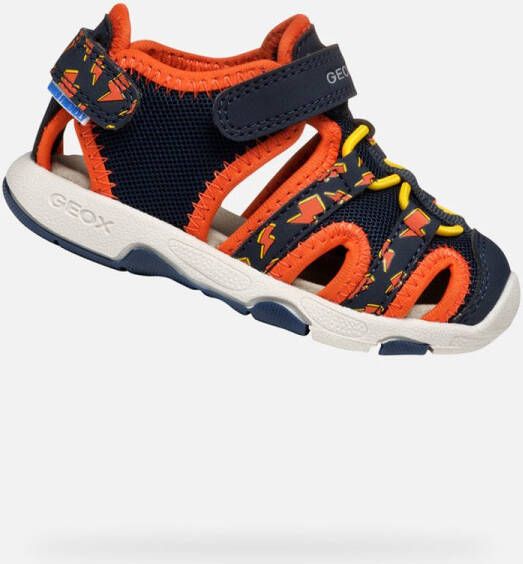 GEOX SANDAAL MULTY PEUTERJONGENS Sandalen MARINEBLAUW ORANJE