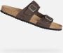 GEOX Sandal Ghita Sandalen Dark Coffee-U159VB00032 Heren - Thumbnail 1