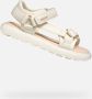 GEOX J55MSC MeisjesSandalenKindersandalen Wit beige - Thumbnail 3